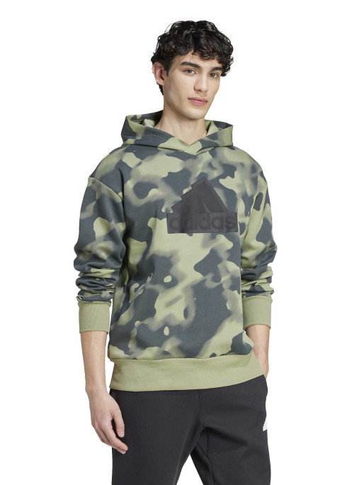 ADIDAS SPORTSWEAR Future Icons Badge of Sport Allover Print Hoodie