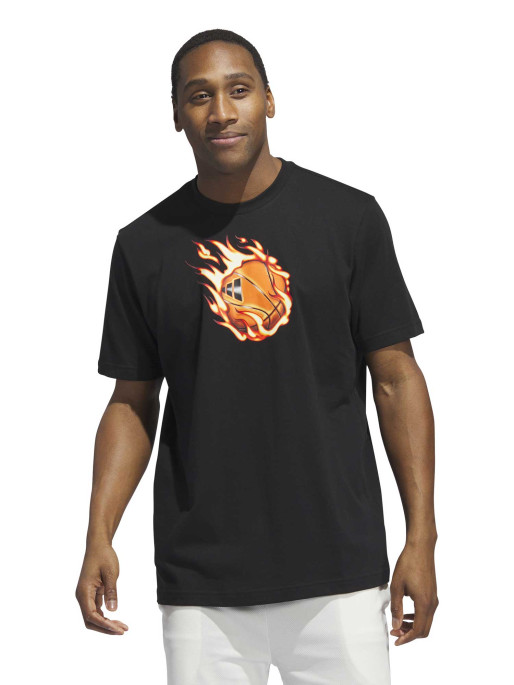 ADIDAS PERFORMANCE Tricou On Fire Basketball Graphic
