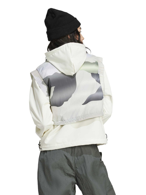 ADIDAS SPORTSWEAR City Escape Camo Print Crop Vest