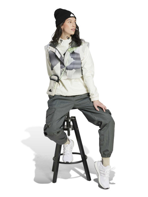 ADIDAS SPORTSWEAR City Escape Camo Print Crop Vest