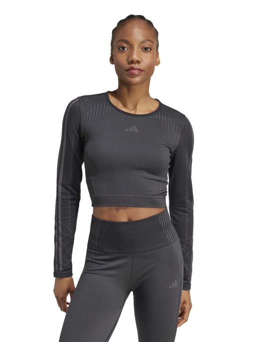 ADIDAS PERFORMANCE Μακρυμάνικη Μπλούζα KNIT LONG SLEEVE TEE