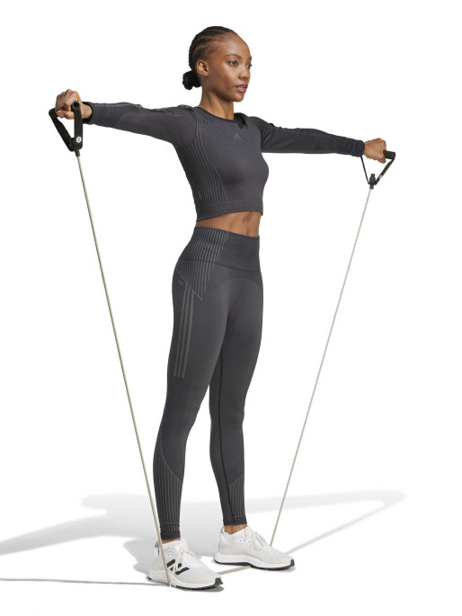 ADIDAS PERFORMANCE Μακρυμάνικη Μπλούζα KNIT LONG SLEEVE TEE