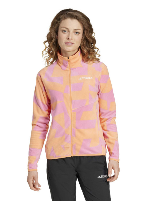 ADIDAS PERFORMANCE Terrex Multi Printed Full-Zip Fleece Jacket