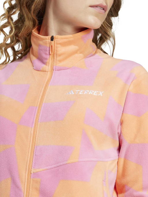 ADIDAS PERFORMANCE Terrex Multi Printed Full-Zip Fleece Jacket