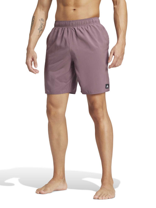 ADIDAS PERFORMANCE Solid CLX Classic-Length Swim Shorts
