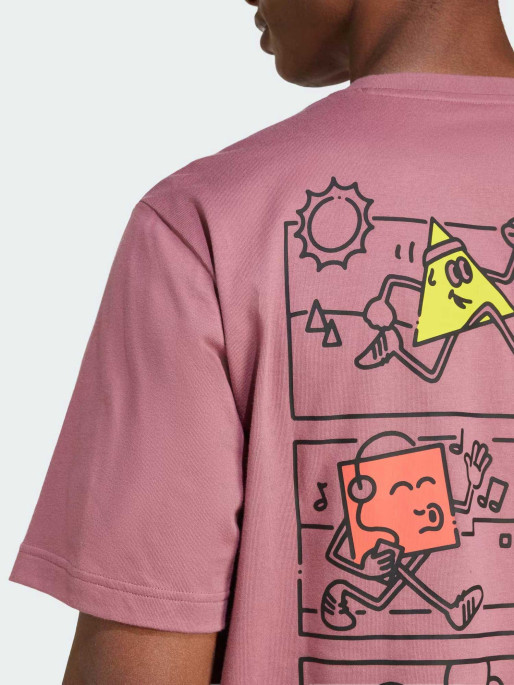 ADIDAS SPORTSWEAR Tricou Positivity Shapes Graphic