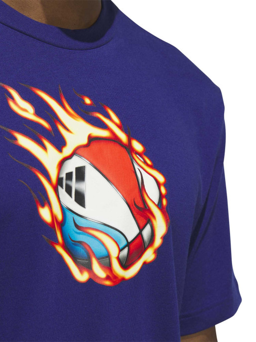 ADIDAS PERFORMANCE Tricou On Fire Basketball Graphic