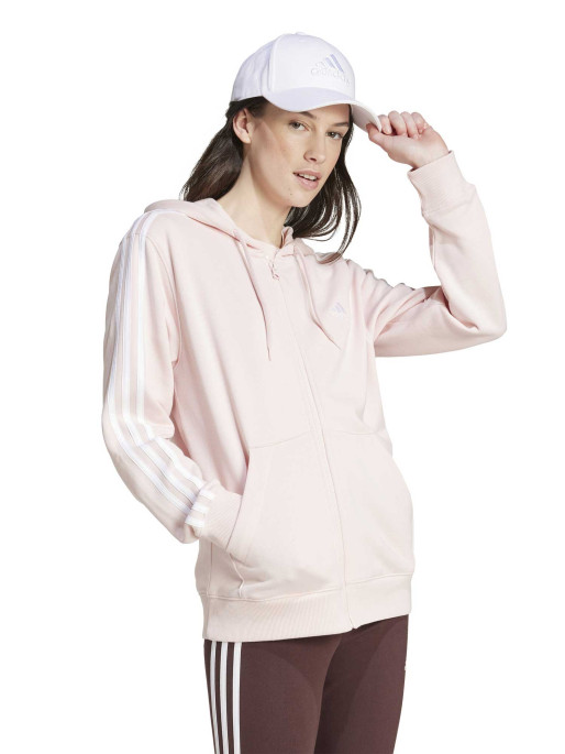 ADIDAS SPORTSWEAR Essentials 3-Stripes French Terry Full-Zip Hoodie