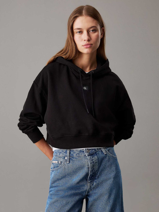 Calvin Klein Jeans Суитшърт WOVEN LABEL HOODIE