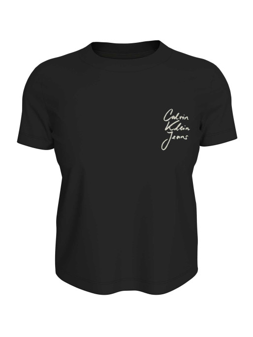 Calvin Klein Jeans Тениска SCRIPT INSTITUTIONAL BABY TEE