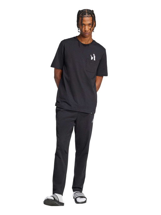 ADIDAS SPORTSWEAR Tricou Lounge Slides Graphic Pocket