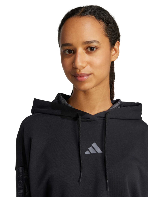 ADIDAS SPORTSWEAR Essentials 3-Stripes Print French Terry Hoodie