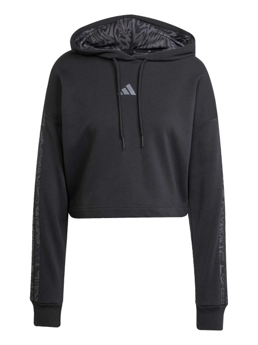 ADIDAS SPORTSWEAR Essentials 3-Stripes Print French Terry Hoodie