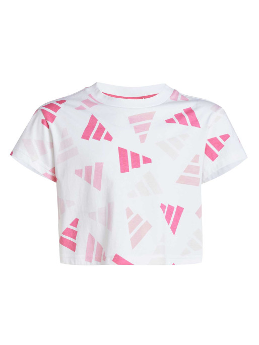 ADIDAS SPORTSWEAR T-Shirt Seasonal Essentials Logo Celebration Crop