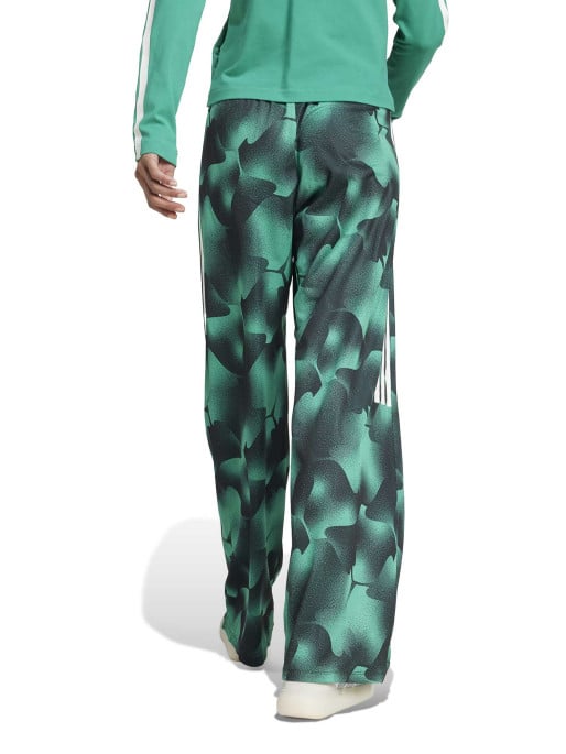 ADIDAS SPORTSWEAR Women's Tiro Cut 3-Stripes Mesh Wide-Leg Tracksuit Bottoms