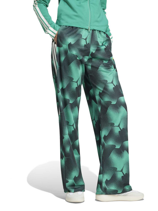 ADIDAS SPORTSWEAR Women's Tiro Cut 3-Stripes Mesh Wide-Leg Tracksuit Bottoms