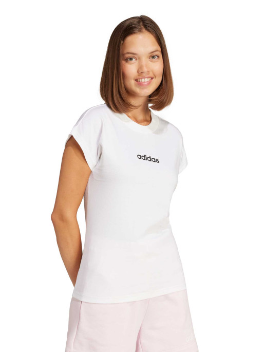 ADIDAS SPORTSWEAR Essentials Linear Cotton T-Shirt