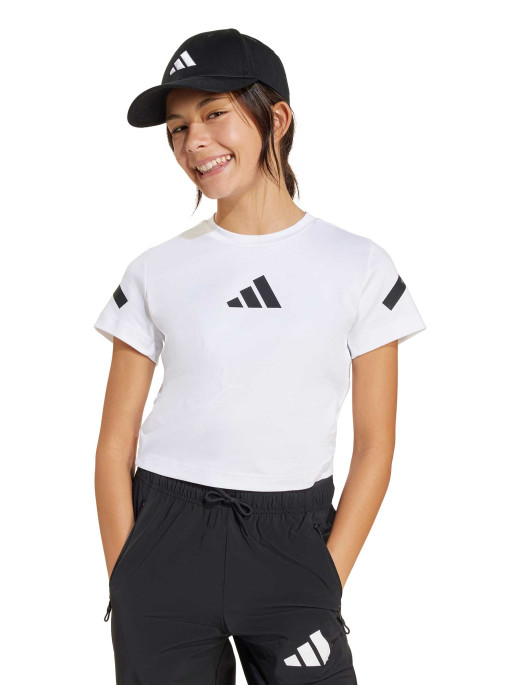 ADIDAS SPORTSWEAR Z.N.E. Fitted Crop T-Shirt Kids