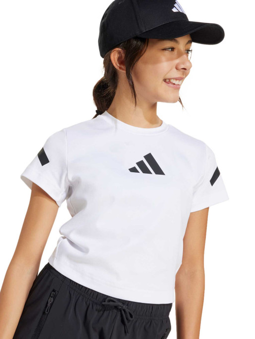 ADIDAS SPORTSWEAR Z.N.E. Fitted Crop T-Shirt Kids