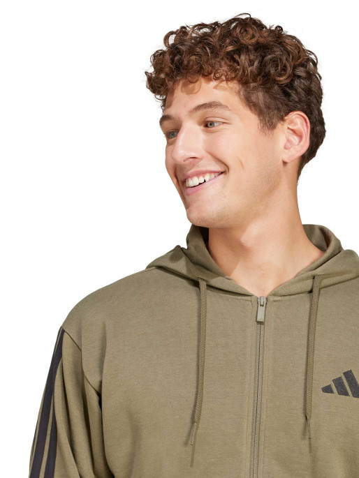 ADIDAS SPORTSWEAR Αθλητική Ζακέτα Essentials 3-Stripes French Terry
