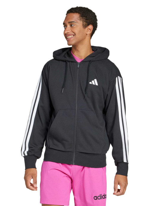 ADIDAS SPORTSWEAR Αθλητική Ζακέτα Essentials 3-Stripes French Terry