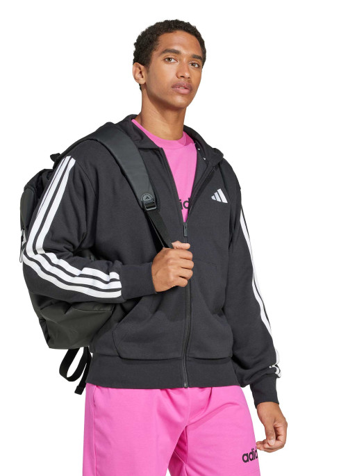 ADIDAS SPORTSWEAR Αθλητική Ζακέτα Essentials 3-Stripes French Terry