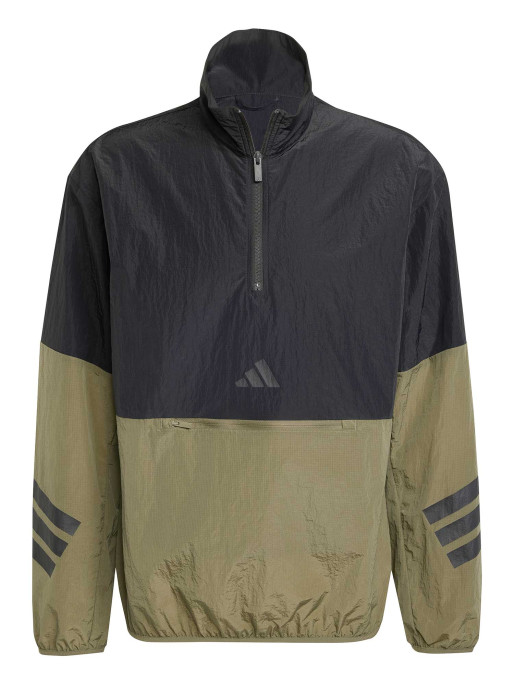 ADIDAS SPORTSWEAR Future Icons 3-Stripes Woven Half-Zip Sweatshirt