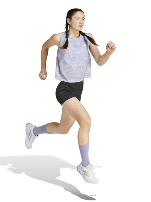 ADIDAS PERFORMANCE Own the Run CLIMACOOL 3-Stripes Tank Top