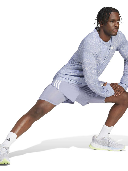 ADIDAS PERFORMANCE Own the Run CLIMACOOL 3-Stripes Top