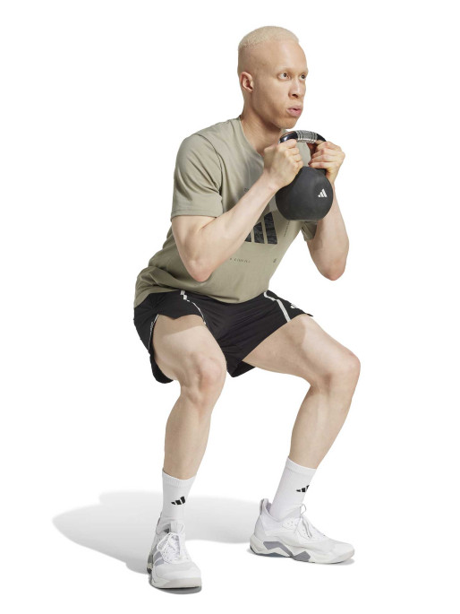 ADIDAS PERFORMANCE Climacool Training Camo Logo Graphic T-shirt