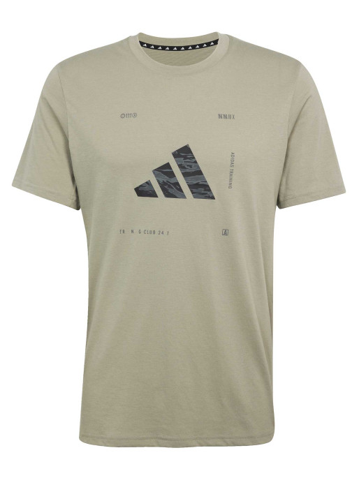 ADIDAS PERFORMANCE Climacool Training Camo Logo Graphic T-shirt