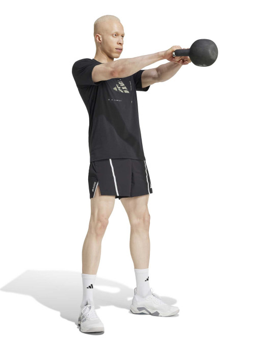 ADIDAS PERFORMANCE Climacool Training Camo Logo Graphic T-shirt