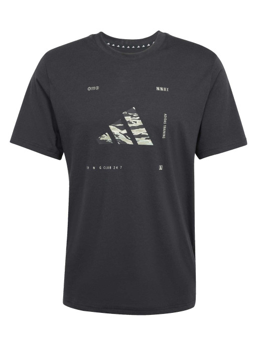 ADIDAS PERFORMANCE Climacool Training Camo Logo Graphic T-shirt