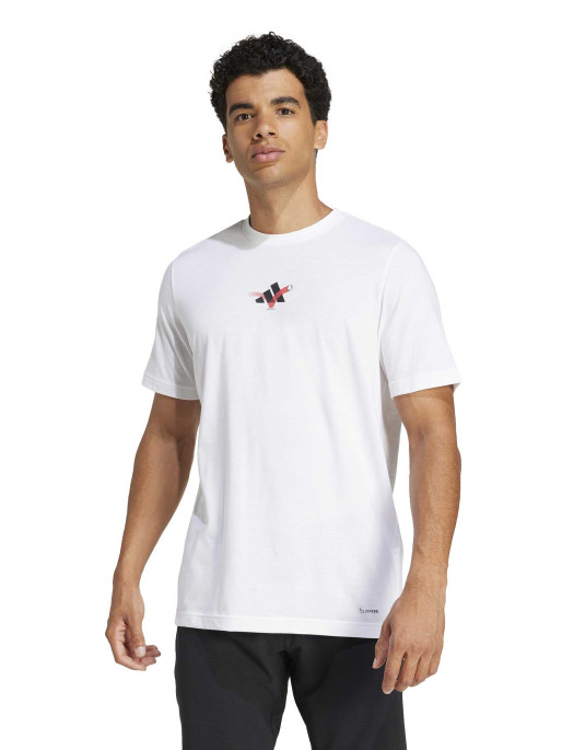 ADIDAS PERFORMANCE Tennis Happy 3 Balls Graphic Tee