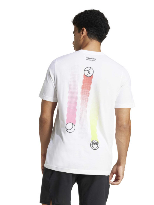 ADIDAS PERFORMANCE Tennis Happy 3 Balls Graphic Tee