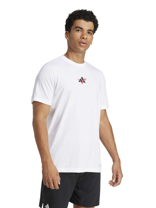 ADIDAS PERFORMANCE Tennis Happy 3 Balls Graphic Tee