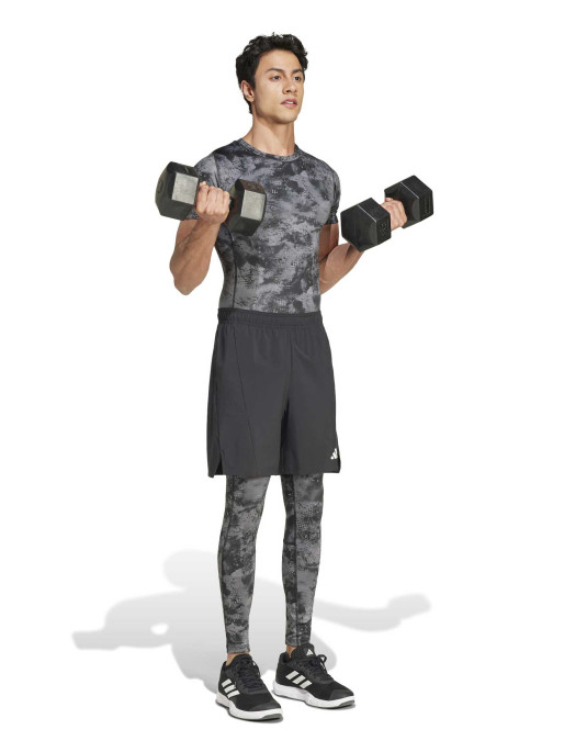 ADIDAS PERFORMANCE Tricou Texhfit Training Aop