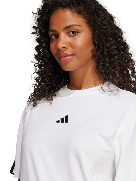 ADIDAS SPORTSWEAR Tricou Essentials 3-Stripes Boyfriend