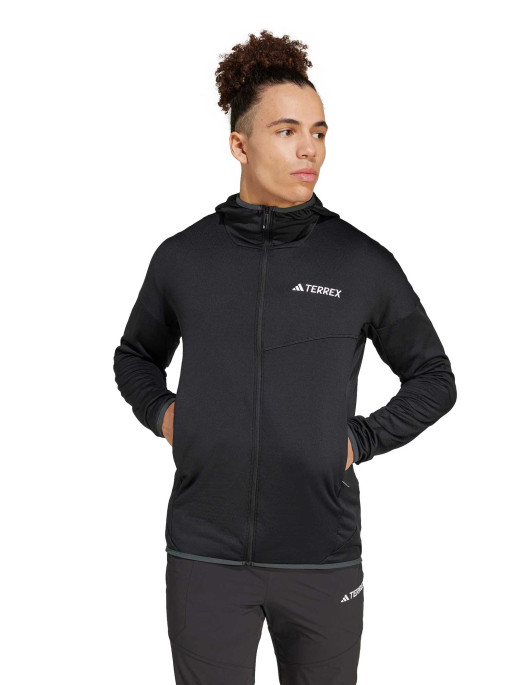 ADIDAS PERFORMANCE Αθλητική Ζακέτα Terrex Xperior CLIMAWARM Light Fleece Hooded
