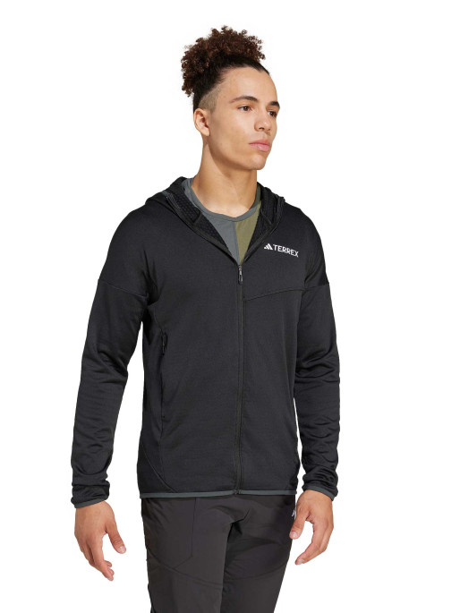 ADIDAS PERFORMANCE Αθλητική Ζακέτα Terrex Xperior CLIMAWARM Light Fleece Hooded