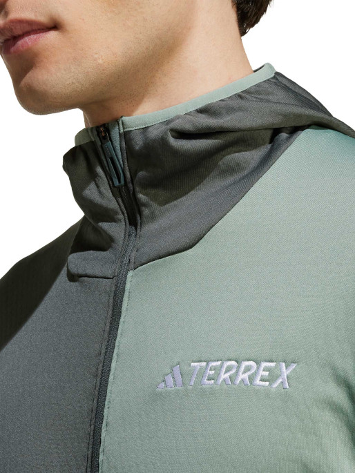 ADIDAS PERFORMANCE Terrex Xperior CLIMAWARM Light Fleece Hooded Jacket