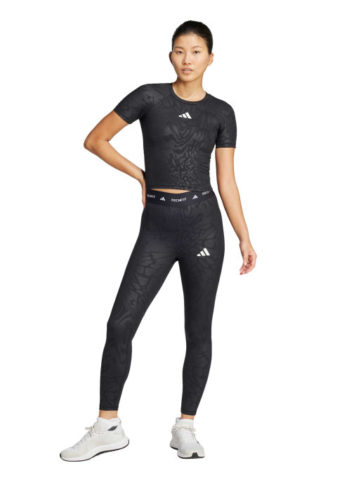 ADIDAS PERFORMANCE Tricou Techfit Printed