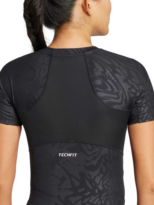 ADIDAS PERFORMANCE Tricou Techfit Printed