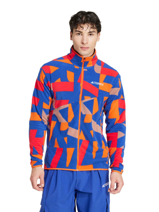 ADIDAS PERFORMANCE Terrex Multi Printed Full-Zip Fleece Jacket