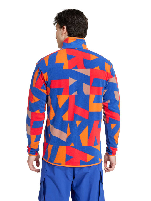 ADIDAS PERFORMANCE Terrex Multi Printed Full-Zip Fleece Jacket
