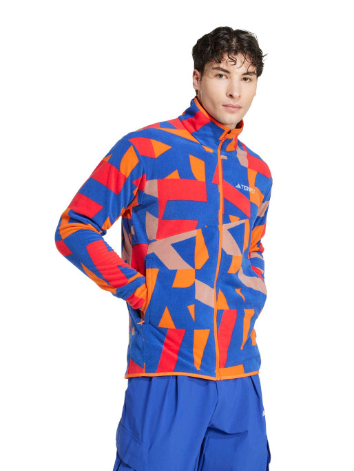 ADIDAS PERFORMANCE Terrex Multi Printed Full-Zip Fleece Jacket