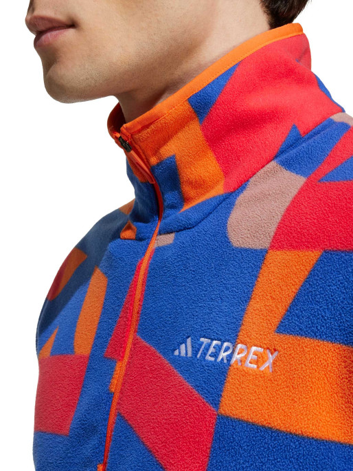 ADIDAS PERFORMANCE Terrex Multi Printed Full-Zip Fleece Jacket