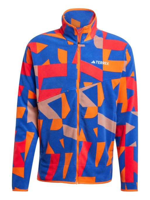 ADIDAS PERFORMANCE Terrex Multi Printed Full-Zip Fleece Jacket