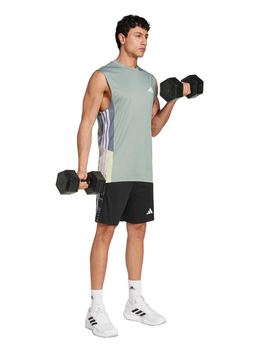 ADIDAS PERFORMANCE Train Essentials Camo 3-Stripes Shorts