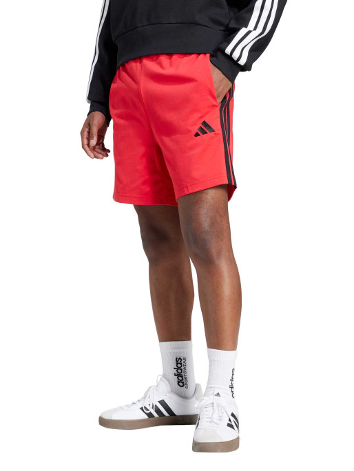 ADIDAS SPORTSWEAR Men's Essentials 3-Stripes Single Jersey Shorts